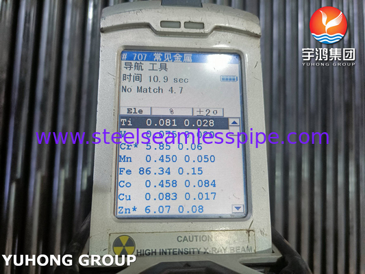 ASTM A213/ASME SA213 GR.T5 合金鋼のシームレスチューブ 熱交換器とボイラー用