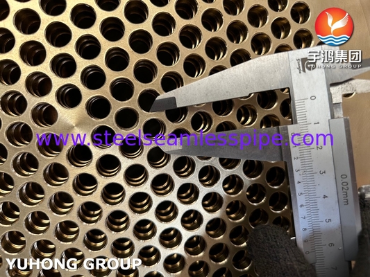 ASTM B171 / B171M UNS C46400 熱交換器のための海軍銅管シート