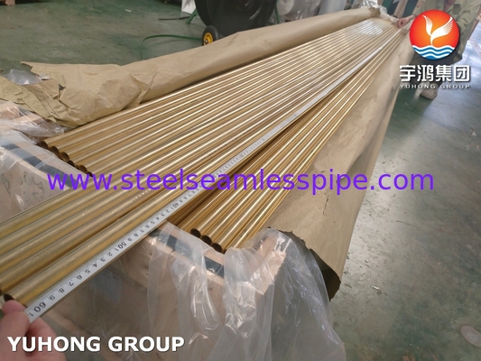 連続型銅合金熱冷却管 Astm B111 C44300 O61 CuZn28Sn1