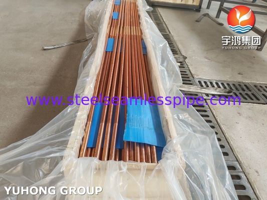 ASTM B111 C12200 石油・ガス産業用銅合金低フィンチューブ