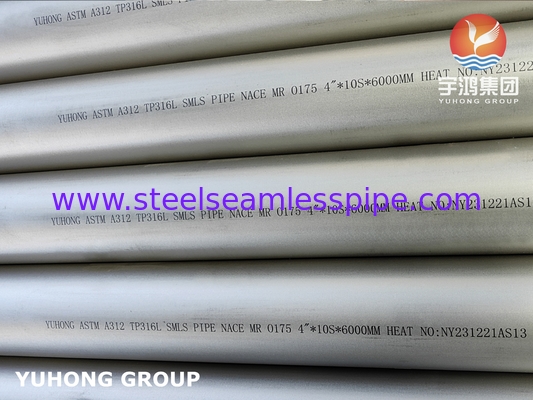ASTM A312 TP321 / S32100シームレスパイプNACE MR0175 / ISO 15156 承認