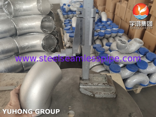 ASTM A403 WP304H ステンレス鋼 バットウェルドパイプ 90度 SR肘