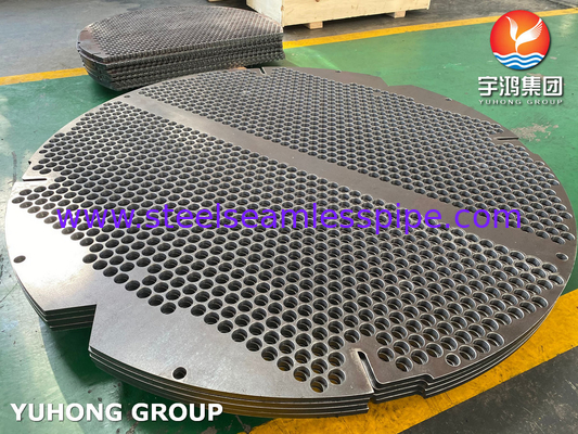 不同鋼ASTM A182 F304L/F316L 熱交換器用チューブシートバッフル