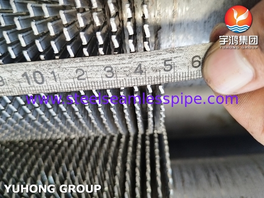 ASTM A312 TP304H ステンレス鋼 HFW 歯列状のフィニングチューブ