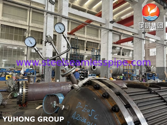 管束 ASME U STAMP D-E05C ASME SA179 炭素鋼シームレスチューブ ASME SA266 Gr.2N チューブシート