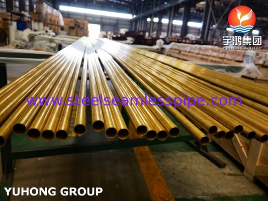 ASTM B111 C68700 熱交換器用シームレス管 銅合金管