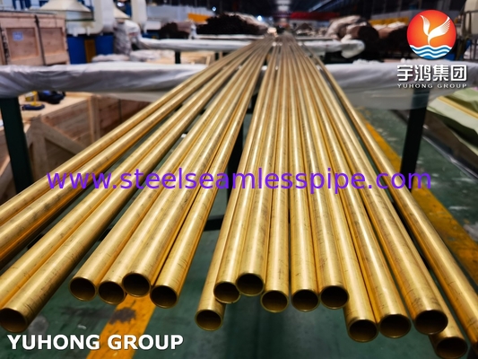 ASTM B111 C68700 熱交換器用シームレス管 銅合金管