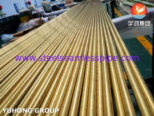 ASTM B111 C68700 熱交換器用シームレス管 銅合金管