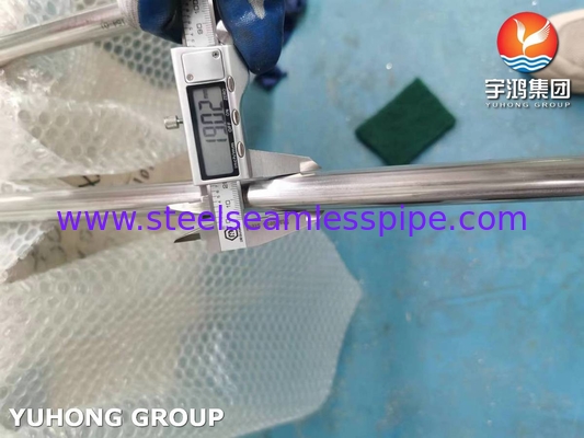 ASTM A249 TP304 BA ステンレス鋼の溶接管,ボイラーと熱交換管