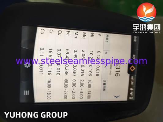 ASTM A358 Gr.1 TP316L ステンレス鋼の溶接管