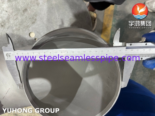 ASTM B366 UNS N08810 合金 800H バットウェルド フィッティング 180度回転曲線