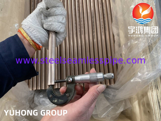 銅合金シームレスチューブ ASTM B111 C68700 C70600 C44300 C1200 換熱器 コンデンサ空気冷却器 暖房システム