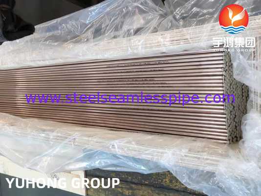 銅合金シームレスチューブ ASTM B111 C68700 C70600 C44300 C1200 換熱器 コンデンサ空気冷却器 暖房システム
