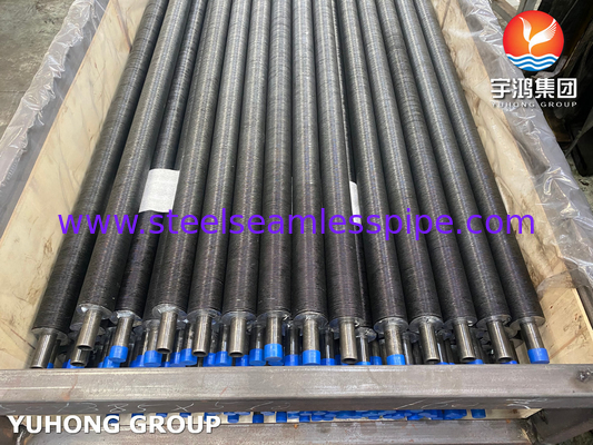 ASTM A210 ASME SA210 GR A1 アルミニウムフィンを搭載した炭素鋼のフィンのチューブ