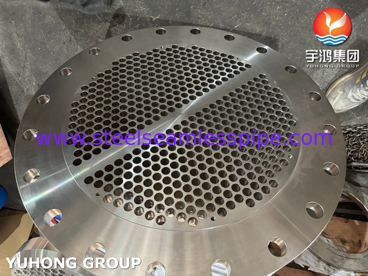 ASTM A240 SS304 熱交換器用アクセサリーのチューブシート