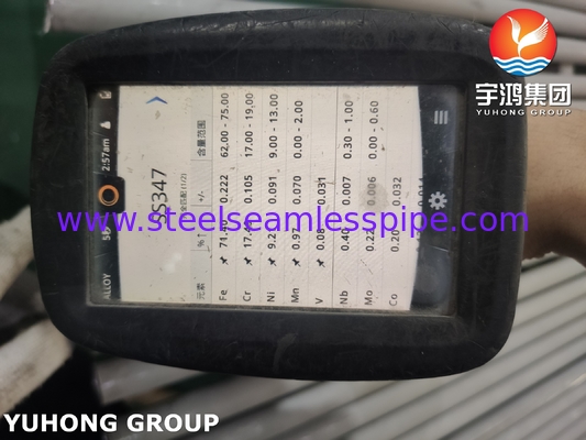 ASTM A213 TP347 1.4550 ボイラーと熱交換器のためのシームレスチューブ