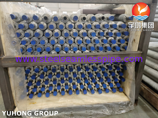 ASTM A210 ASME SA210 GR A1 炭素鋼 アルミ フィン 押し出された空気冷却式熱交換管
