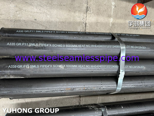 ASTM A335 GRADE P11 合金鋼のシームレスパイプ 熱器の放射性部分