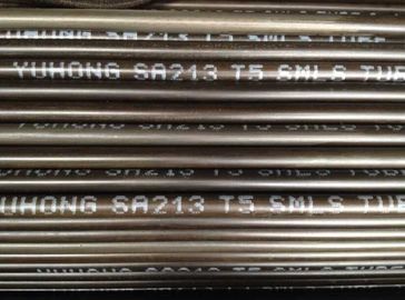 ASTM A213/ASME SA213 T5の合金鋼の継ぎ目が無い管1&quot; 12 BWG 20FT、ボイラーおよび熱交換器の塗布