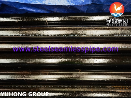ASTM A335 P22 黒塗装合金鋼無縫パイプ 2.25Cr-1Mo