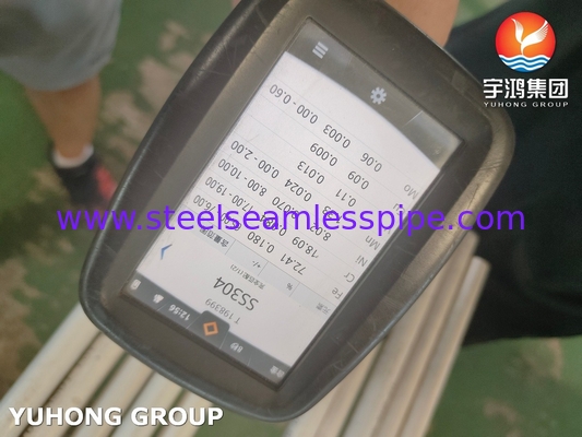 304Lステンレス鋼シームレスUベンドチューブ ASME SA213 TP304L 熱交換器の用途