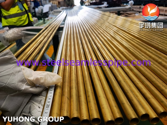 C68700 銅合金シームレスチューブ ASTM B111 熱交換器用 SGS 承認