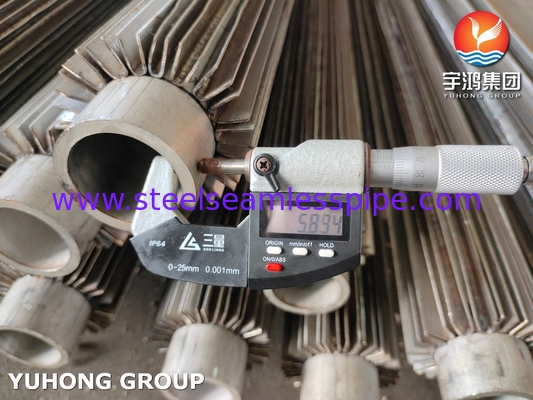ASTM A106 A333 A179 A210,P5 P11 P22 P9,長長フィニングチューブ