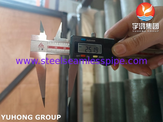 HFW 歯列状のフィンチューブ ASTM A312 TP304H 発電所のHRSGシステムのためのサプライヤー