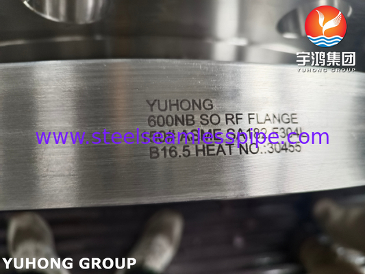 ASME SA182 F304L ステンレス鋼 フランジ スリップオン SO 突起 RF