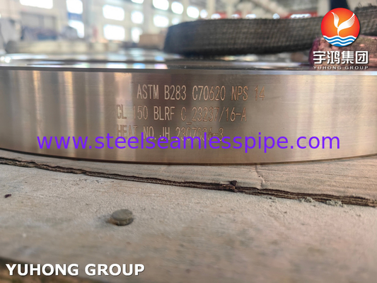 ASTM B283 UNS C70620 銅ニッケル合金 フランジ 鍛造 ブラインドフランジ BLRF