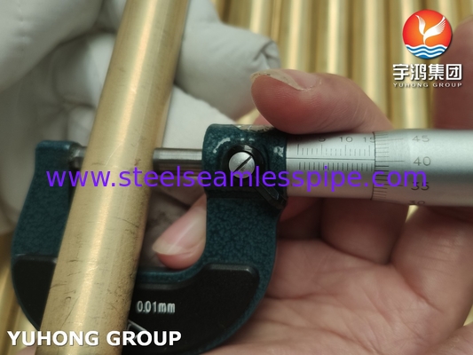 JIS H3300 C6872T / ASTM B111 C68700 アルミ製銅管 交換熱管
