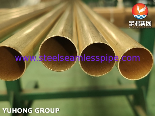 JIS H3300 C6872T / ASTM B111 C68700 アルミ製銅管 交換熱管