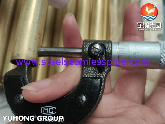 JIS H3300 C6872T / ASTM B111 C68700 アルミ製銅管 交換熱管