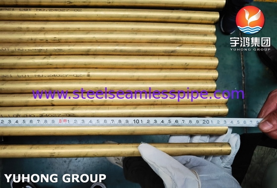 ASTM B111 C68700 コンデンサーおよび熱交換器用銅ニッケル管