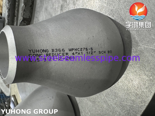 ASTM B366 WPHC276 N10276 合金鋼フィッティング 集中式減量器 B169