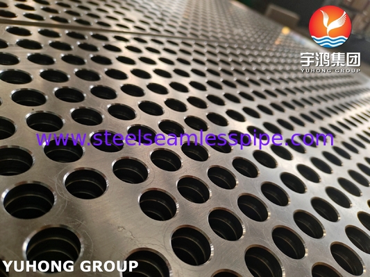 合金鋼管シート ASTM A335 ASME SA335 F5N OD 1761MM*182MM 2476HOLES*19.25MM 熱交換器用品