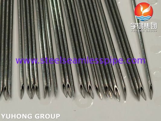 ISO7864 SUS304医療用注射用ステンレス鋼針管、21G 44MM、ベベルチップ