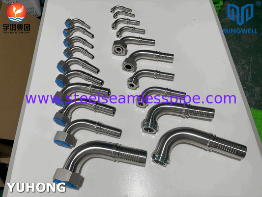 316L 液体ステンレス鋼ホース 90° 肘