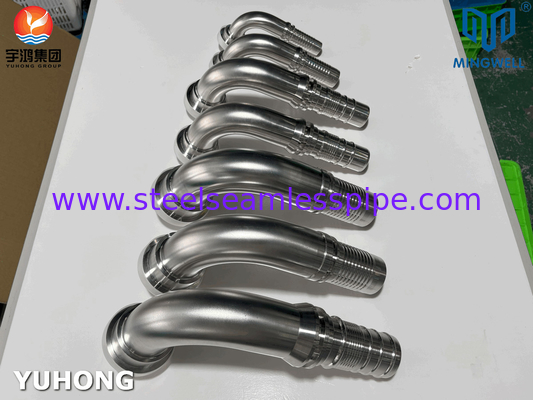 ステンレス鋼ホースフィッティング 90° SAE フレンズ SS316L ホースチューブ接続用
