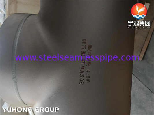 ASTM B466 C70600 銅ニッケル合金パイプフィッティング バットウェルド CuNi 90/10 イコール Tee
