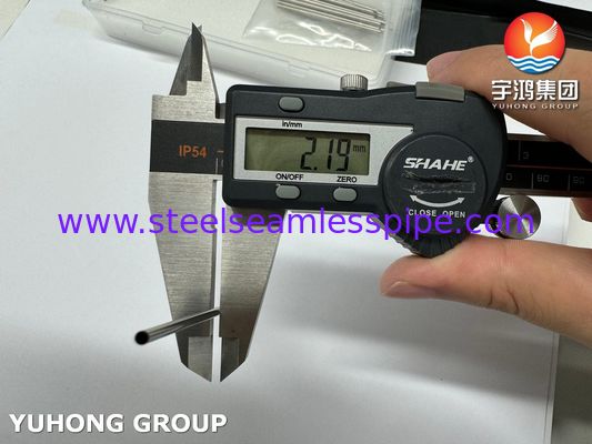 繊維産業用 鋭い尖端のステンレス鋼刺身針管 2.2MM * 62MM