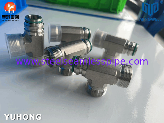 ステンレス鋼アダプター Tees NPT G PT SS316L 水力形状