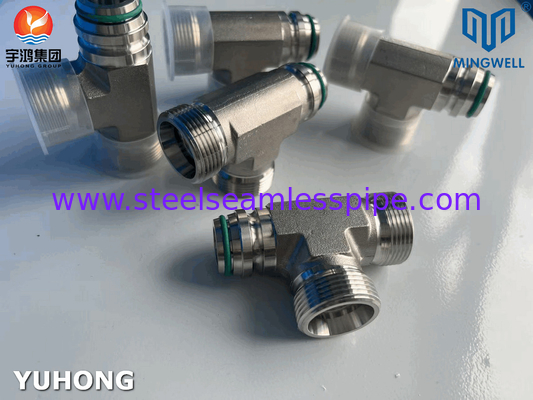 ステンレス鋼アダプター Tees NPT G PT SS316L 水力形状