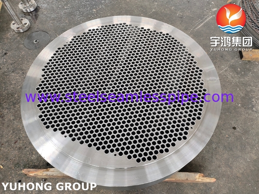 ASME SA266 Gr.2N 熱交換器チューブシート | ASME Sec VIII 準拠