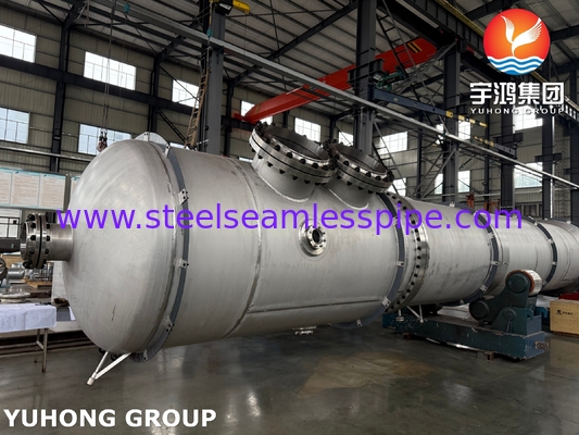 ASTM A312 TP316L 熱交換器用ASTM A516 Gr 70 炭素鋼殻付きのシームレスチューブ