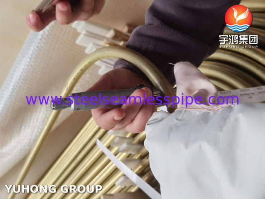 ASTM B395 / ASME SB395 C68700 U 熱交換器のための折りたたみ銅合金管