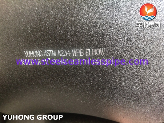 ASTM A234 WPB 炭素鋼肘 45DEG LR バットウェルド BW B16.9