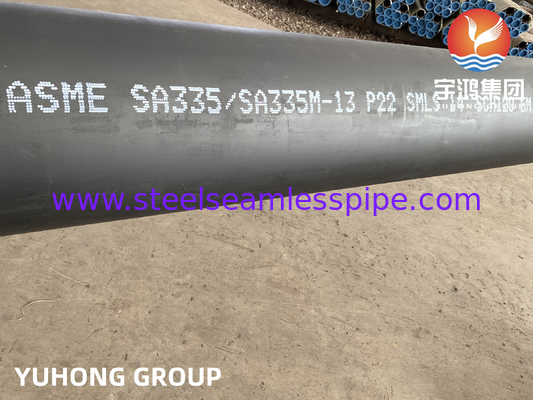ASTM A335 P22 精製施設用シームレス合金鋼ボイラーパイプ