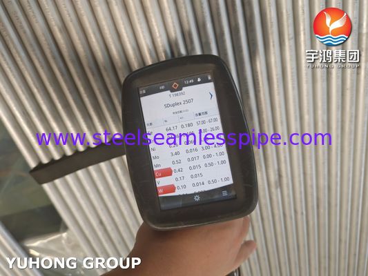 ASME SA789 S32750 熱交換器の化学用用用用のデュプレックスステンレスステールシームレスチューブ