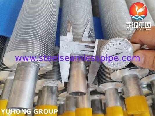 ASME SA249 ステンレス鋼 巻きフィンチューブ フィンタイプ L LL KL 空冷器用